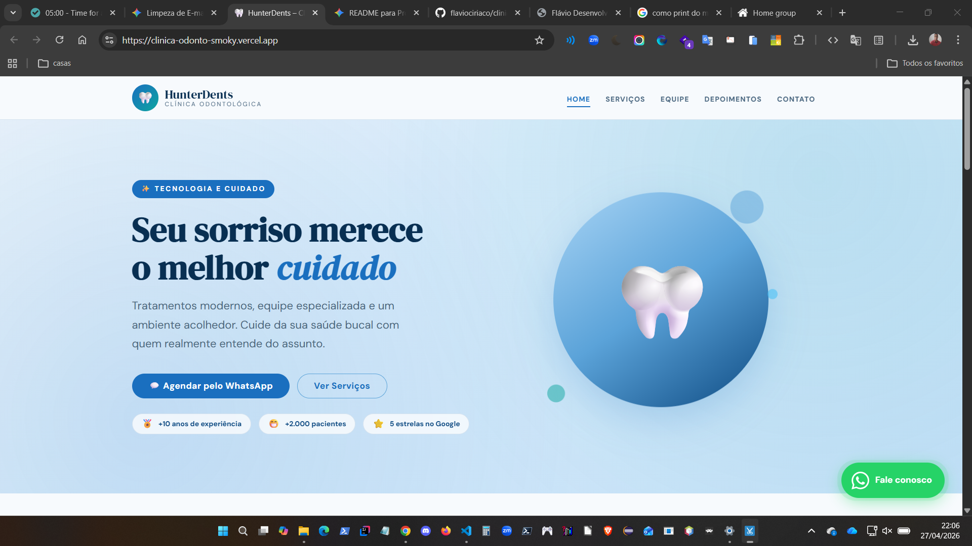Projeto Clínica Odontológica